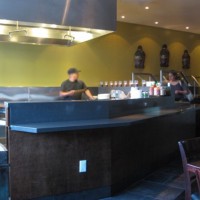 wok area at front of restaurant