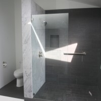shower in master bathroom - photo by Lisa Palmer, Hyperion Art