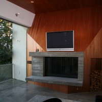 living room fireplace