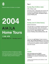 AIA los angeles, home tour 2004
