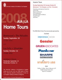 AIA / los angeles, home tour 2008