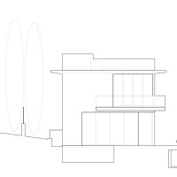 elevation facing pool