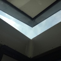 floating roof over master suite