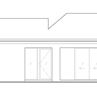 front elevation facing west