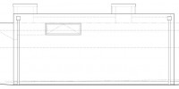 proposed rear elevation facing north