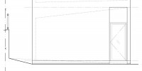 proposed side elevation facing west
