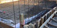 rebar for structural slab in place