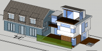 Addition to existing two story Silver Lake "Colonial" home